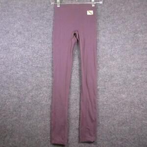 Tracksmith Leggings Womens XS Purple High Rise Ankle Running Pants Athletic